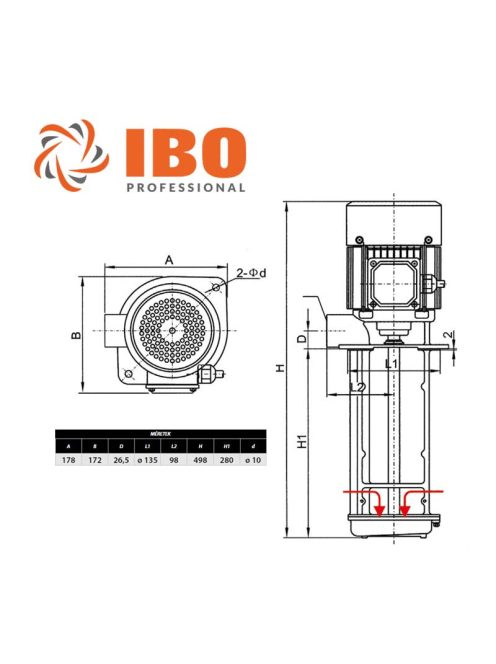 IPRO COLP  4-280T ipari szivattyú