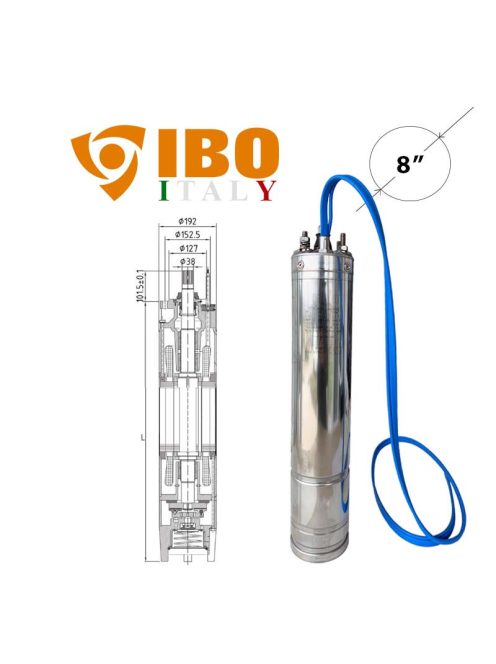 IBO FX8 110/6 olasz öntöttvas mélykút szivattyú