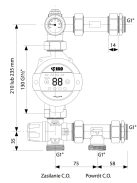 IBO GP MIX T KEVERŐ 235 mm-es osztástávolságú készlet