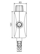 IBO IBV-2 termosztatikus szigetelt hűtőszelep