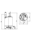 IBO KBFU 50-0.80 zagyszivattyú